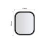 SZKŁO HYBRYDOWE HOFI HYBRID GLASS APPLE WATCH 4 / 5 / 6 / SE 1 / 2 / 3 (40MM) BLACK